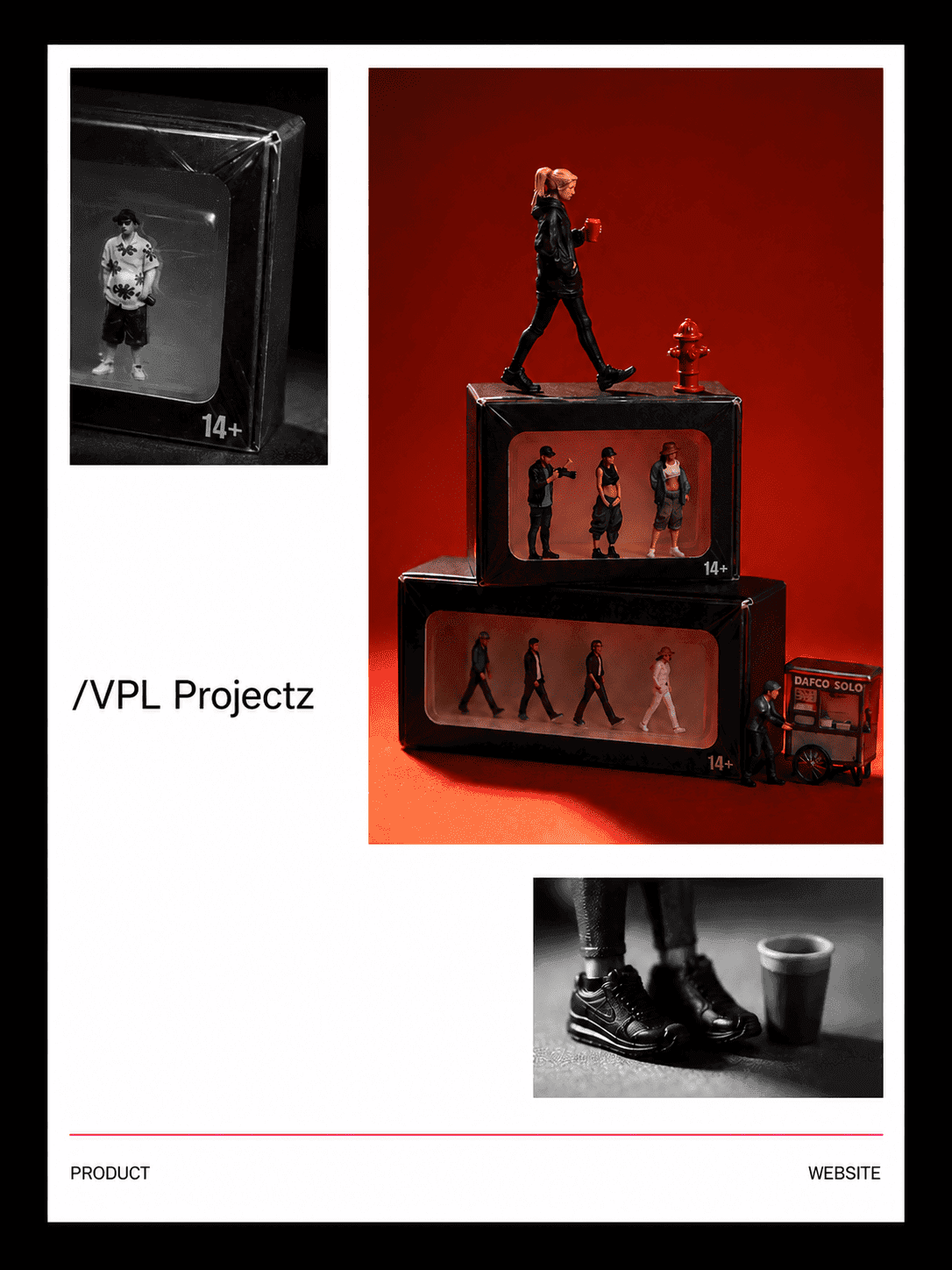 Premium collectible figure in a cinematic showcase setting