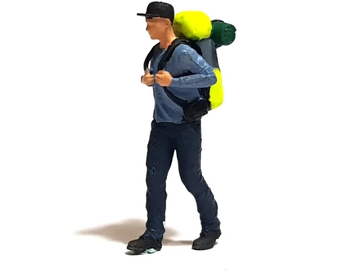 Miniature toy figure Hardian trekking camping skala 1-64 diorama diecast thumbnail 2