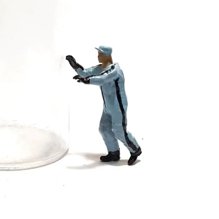 Mahmud Kang bengkel spooring skala 1/64 diorama miniature toy thumbnail 4