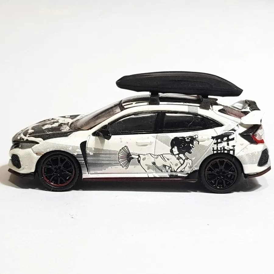 Roofbox thule slim skala 1/64 diorama miniature thumbnail 2