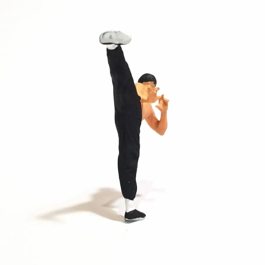 Miniature toy Figure Bruce Lee skala 1-64 diorama diecast thumbnail 4