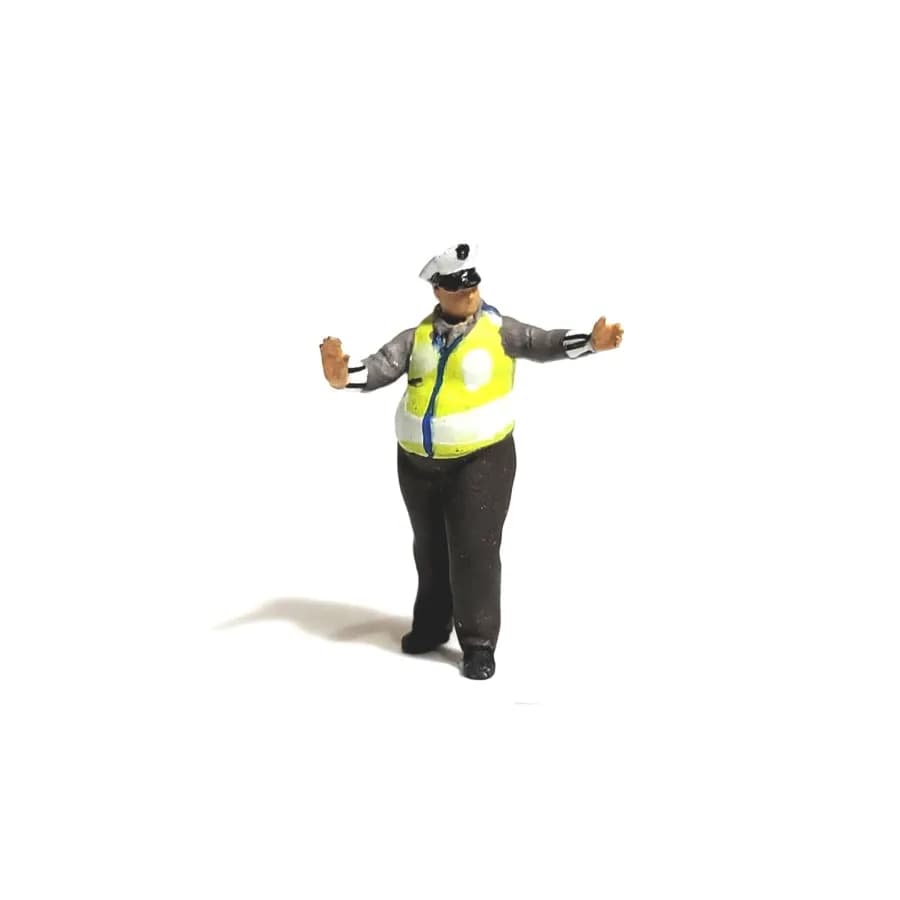 Miniture toy Figure Joko Santoso Polisi Polantas skala 1-64 thumbnail 3