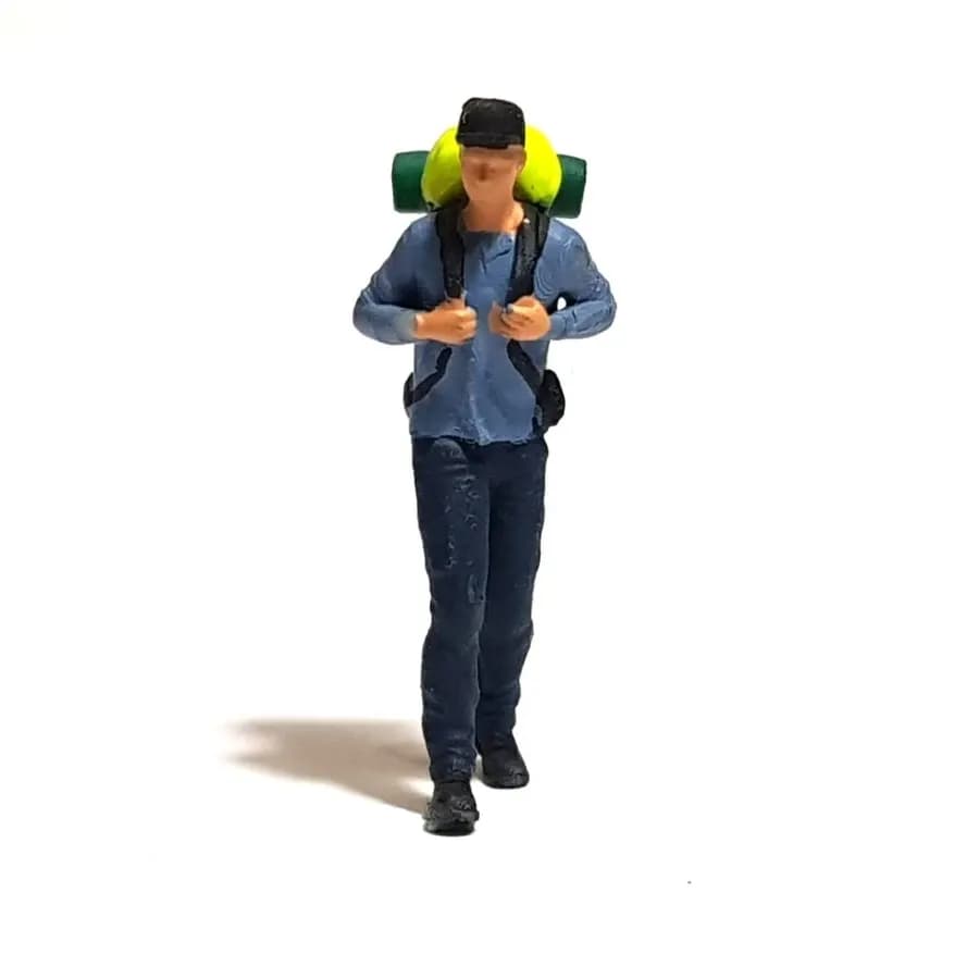 Miniature toy figure Hardian trekking camping skala 1-64 diorama diecast thumbnail 3