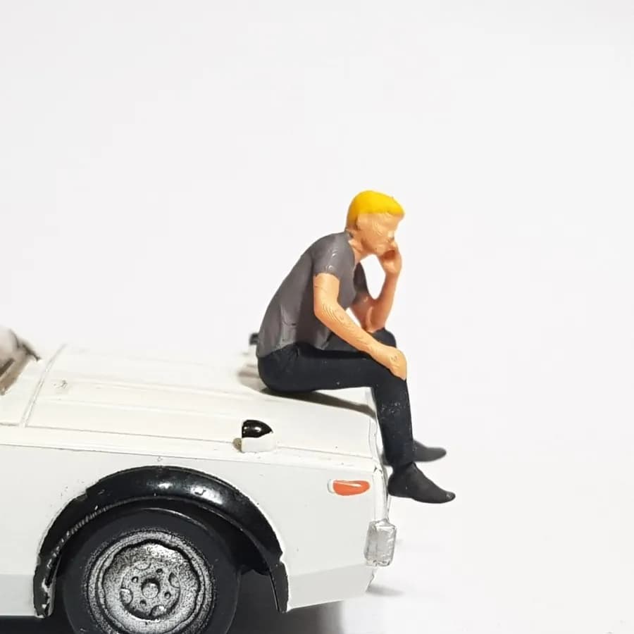 Figure Deni skala 1/64 diorama miniature thumbnail 3