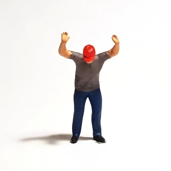 Miniature toy Figure Rohman bengkel skala 1/64 diorama diecast thumbnail 4