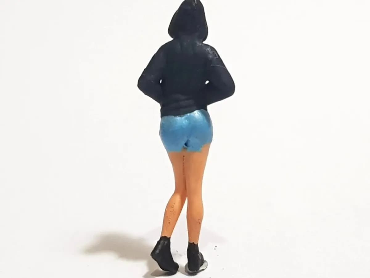 Miniature toy Figure Shirley skala 1-64 diorama thumbnail 4