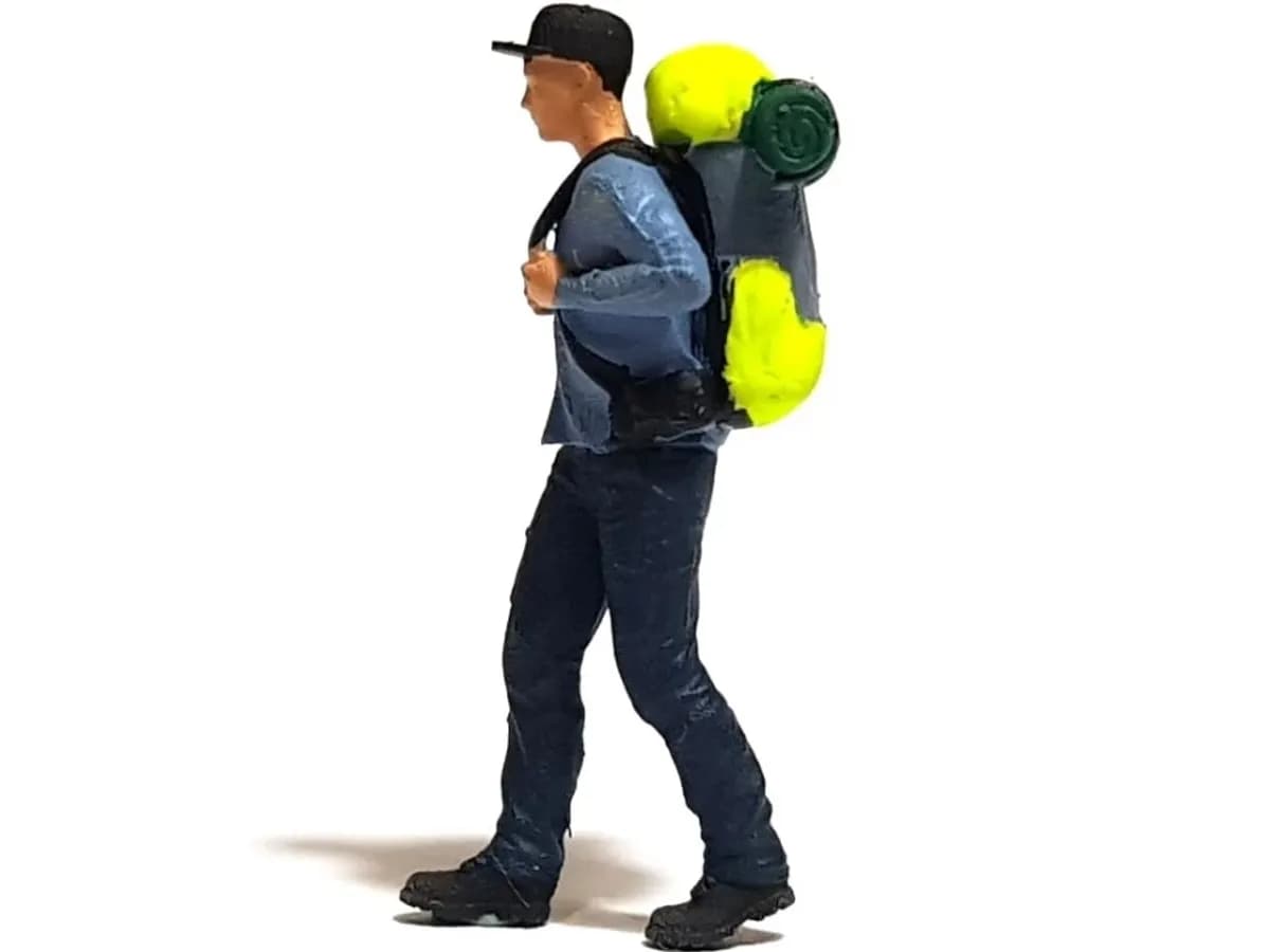 Miniature toy figure Hardian trekking camping skala 1-64 diorama diecast thumbnail 4