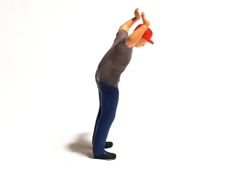 Miniature toy Figure Rohman bengkel skala 1/64 diorama diecast thumbnail 5