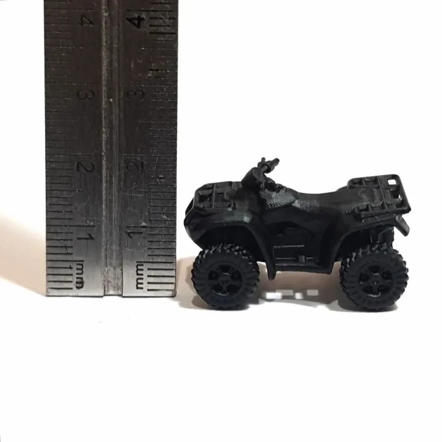 Miniature toy Motor ATV skala 1-64 diorama diecast thumbnail 6