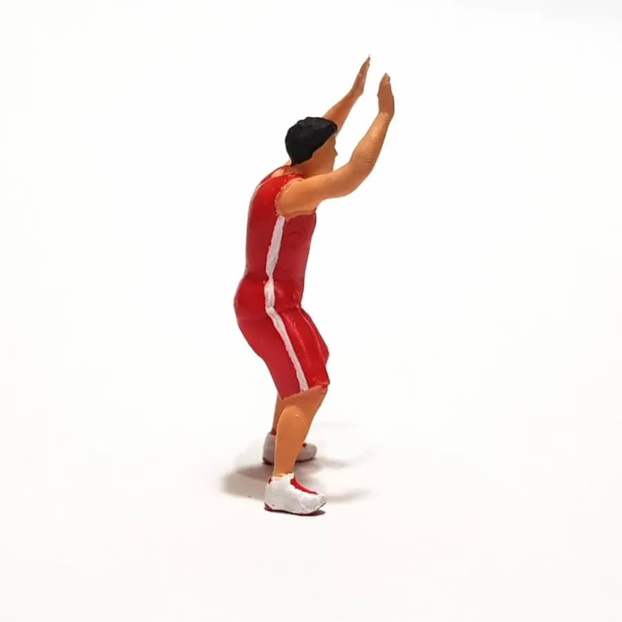 Miniature toy figure Sanbari basket skala 1/64 diorama thumbnail 4