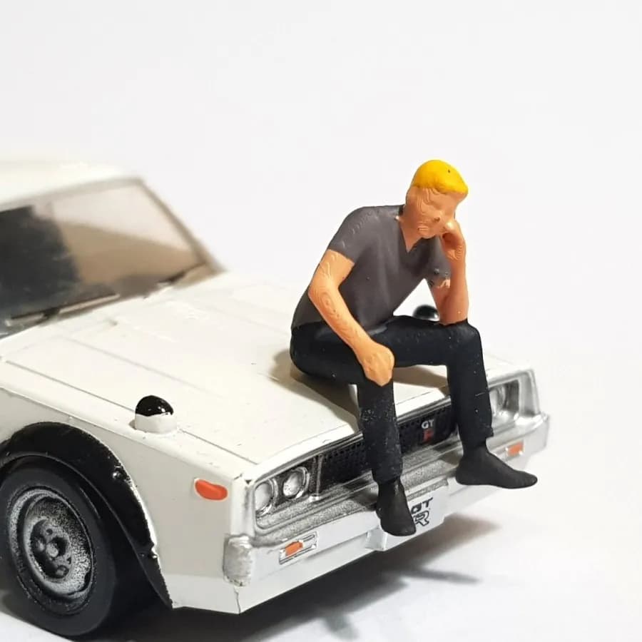 Figure Deni skala 1/64 diorama miniature thumbnail 2