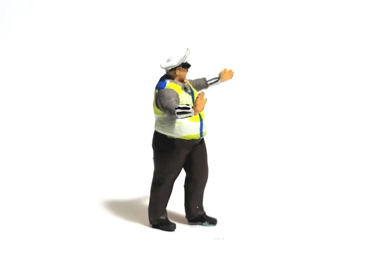 Miniture toy Figure Joko Santoso Polisi Polantas skala 1-64 thumbnail 6