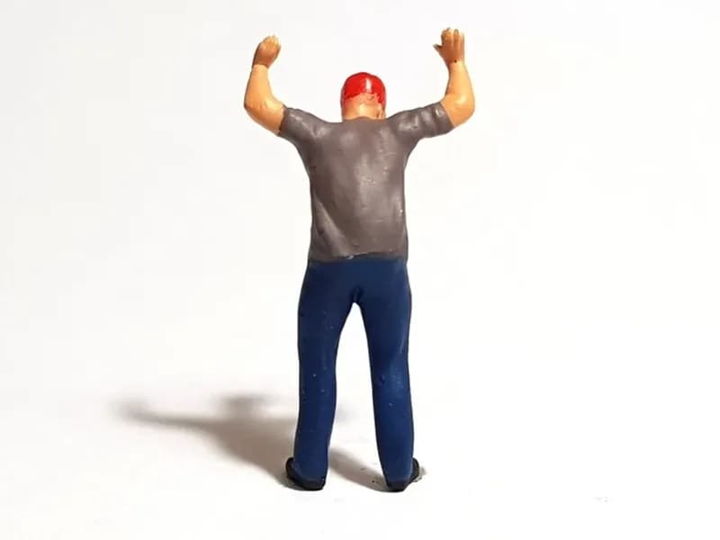 Miniature toy Figure Rohman bengkel skala 1/64 diorama diecast thumbnail 6