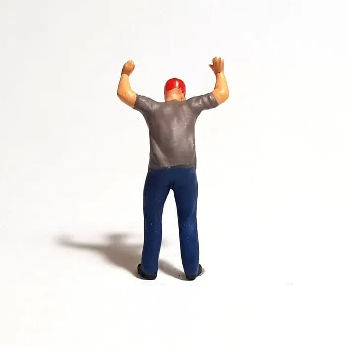 Miniature toy Figure Rohman bengkel skala 1/64 diorama diecast thumbnail 6