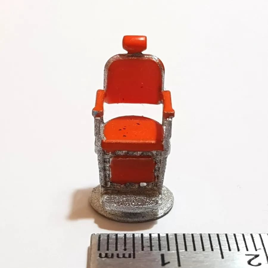 Kursi cukur barber chair skala 1/64 diorama miniature