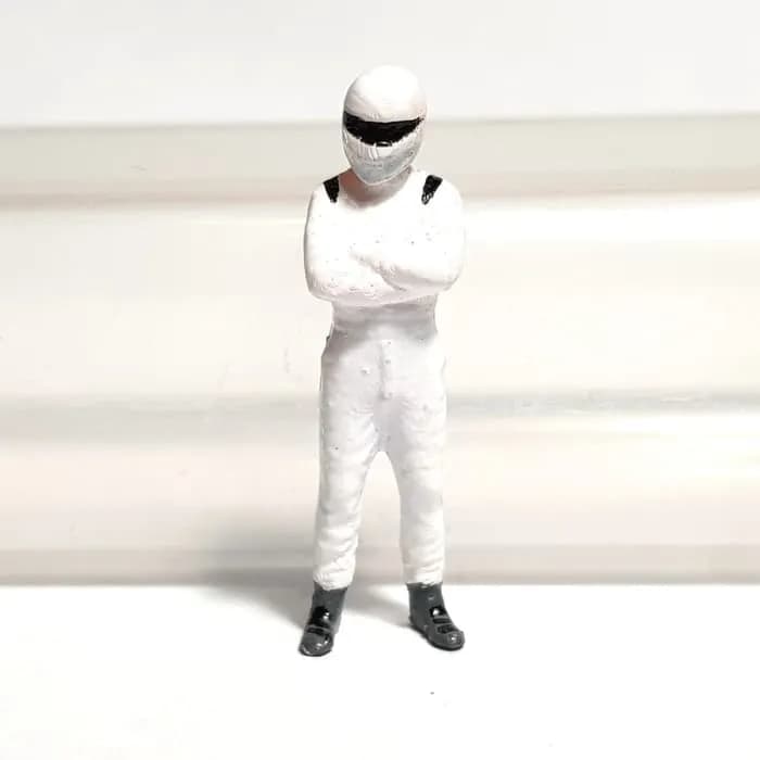 Miniature toy figure The Stig race driver skala 1/64 diorama diecast thumbnail 2