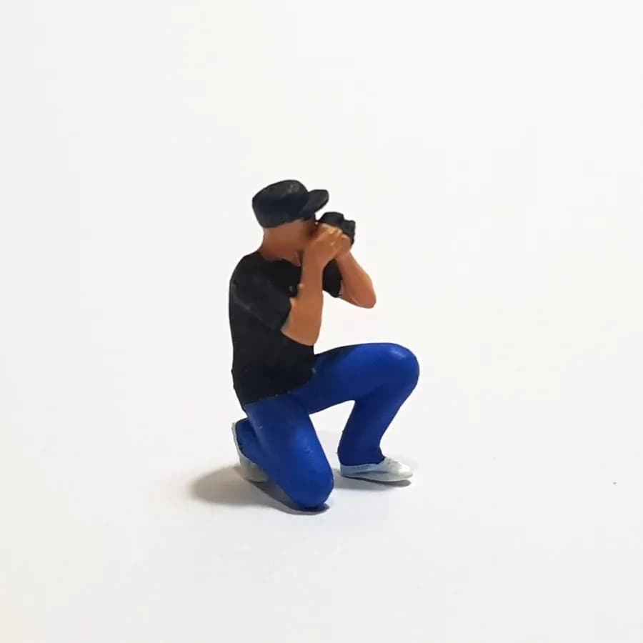 Miniature toy Figure Uus kamera skala 1/64 diorama miniature diecast thumbnail 4