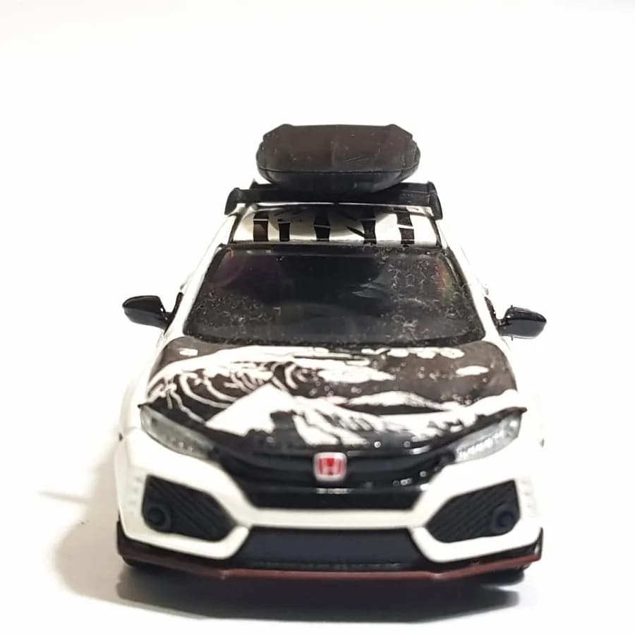 Roofbox thule slim skala 1/64 diorama miniature thumbnail 4