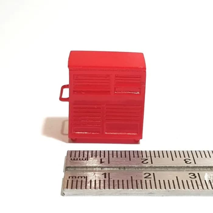 Tools cabinet bengkel skala 1/64 diorama miniature thumbnail 2