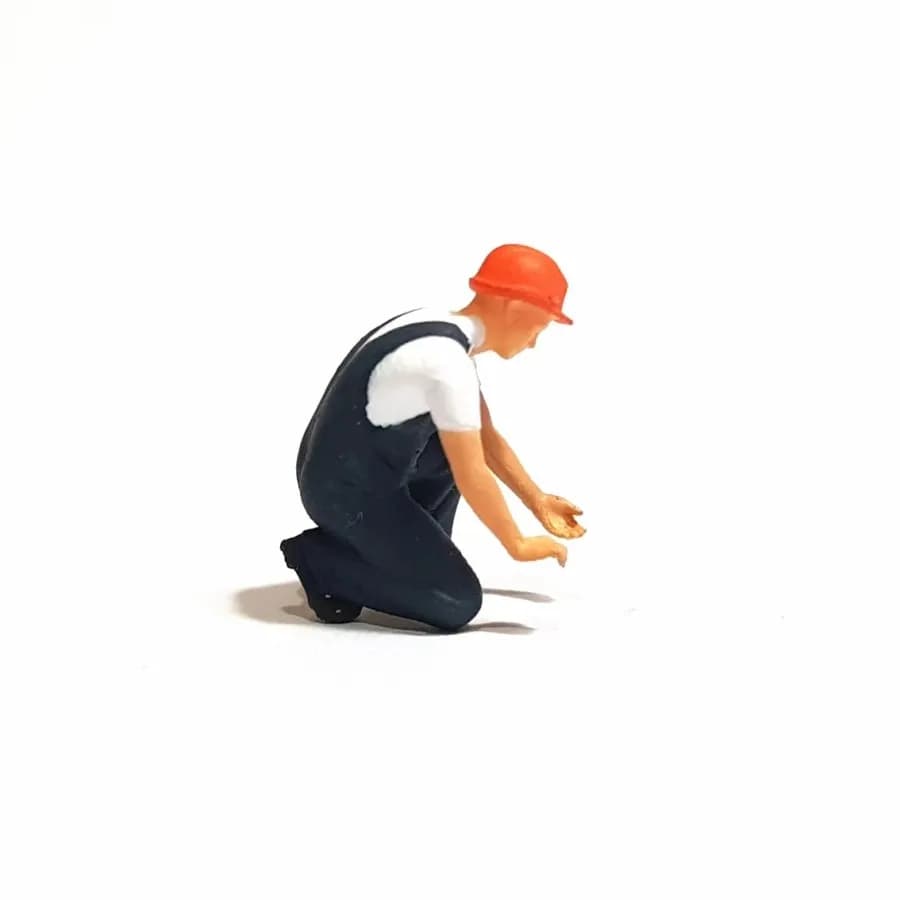 Miniature toy Figure Prayitno construction skala 1-64 diorama diecast thumbnail 3