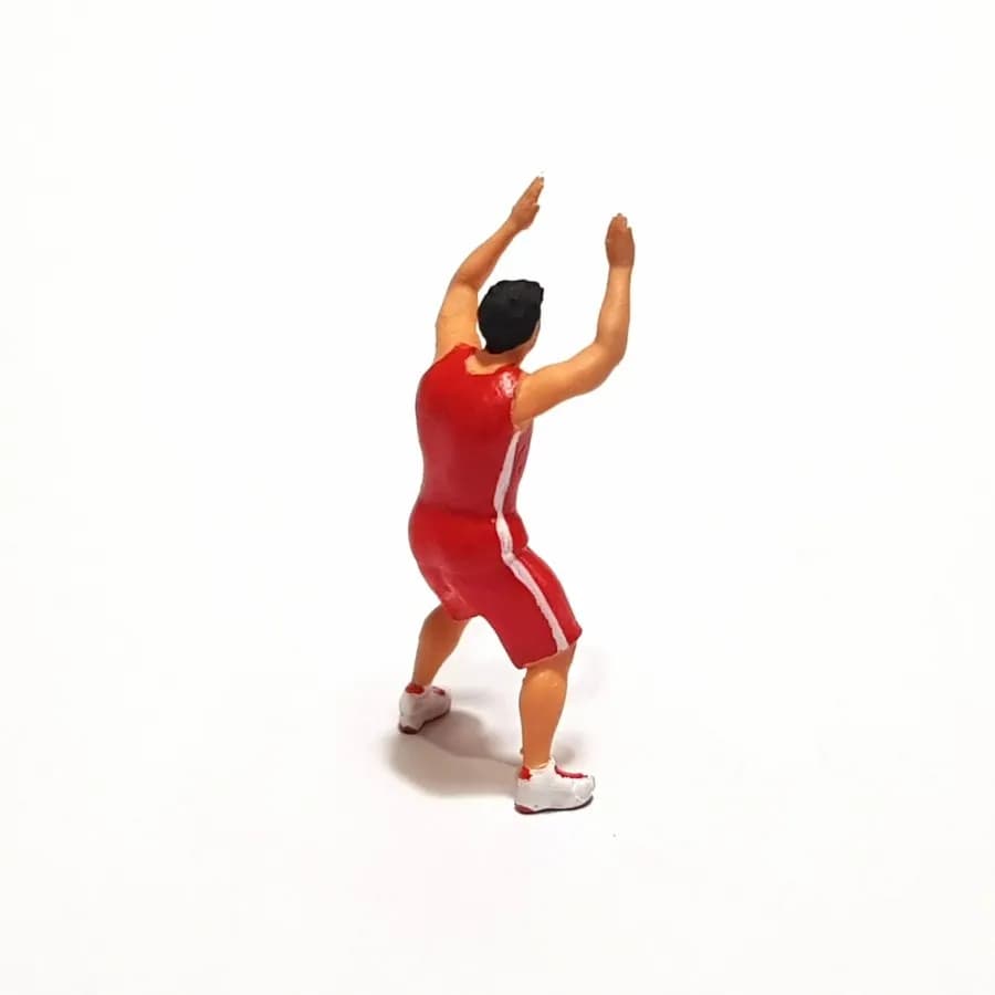Miniature toy figure Sanbari basket skala 1/64 diorama thumbnail 5
