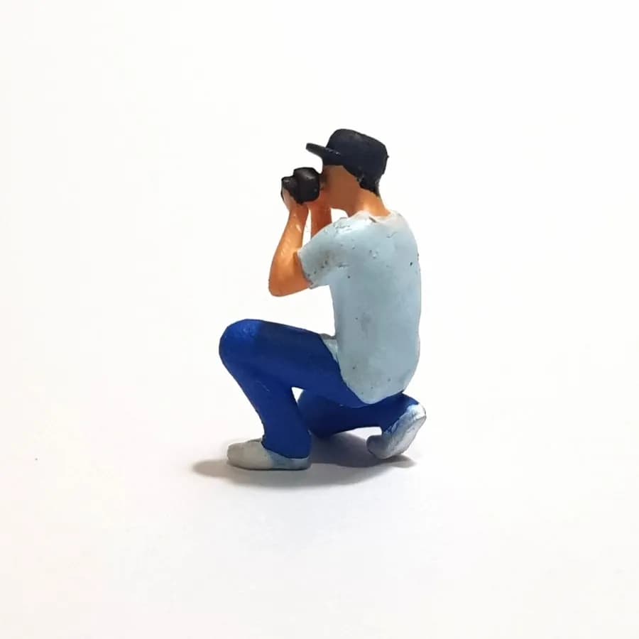 Miniature toy Figure Uus kamera skala 1/64 diorama miniature diecast thumbnail 5