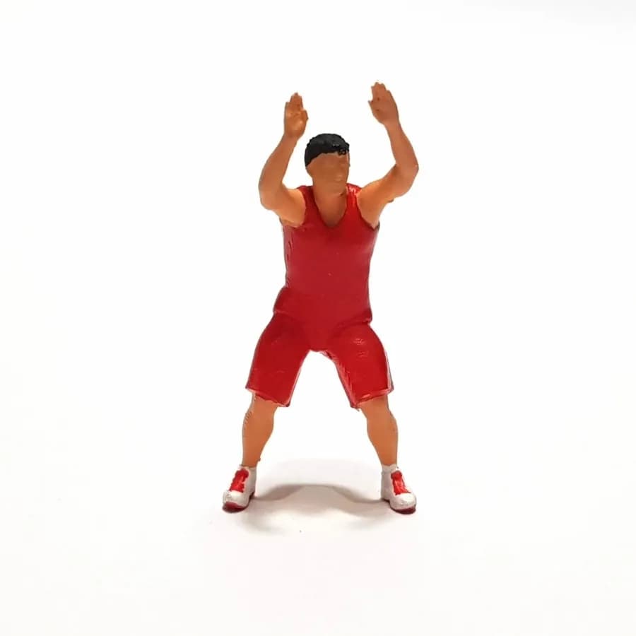 Miniature toy figure Sanbari basket skala 1/64 diorama thumbnail 6