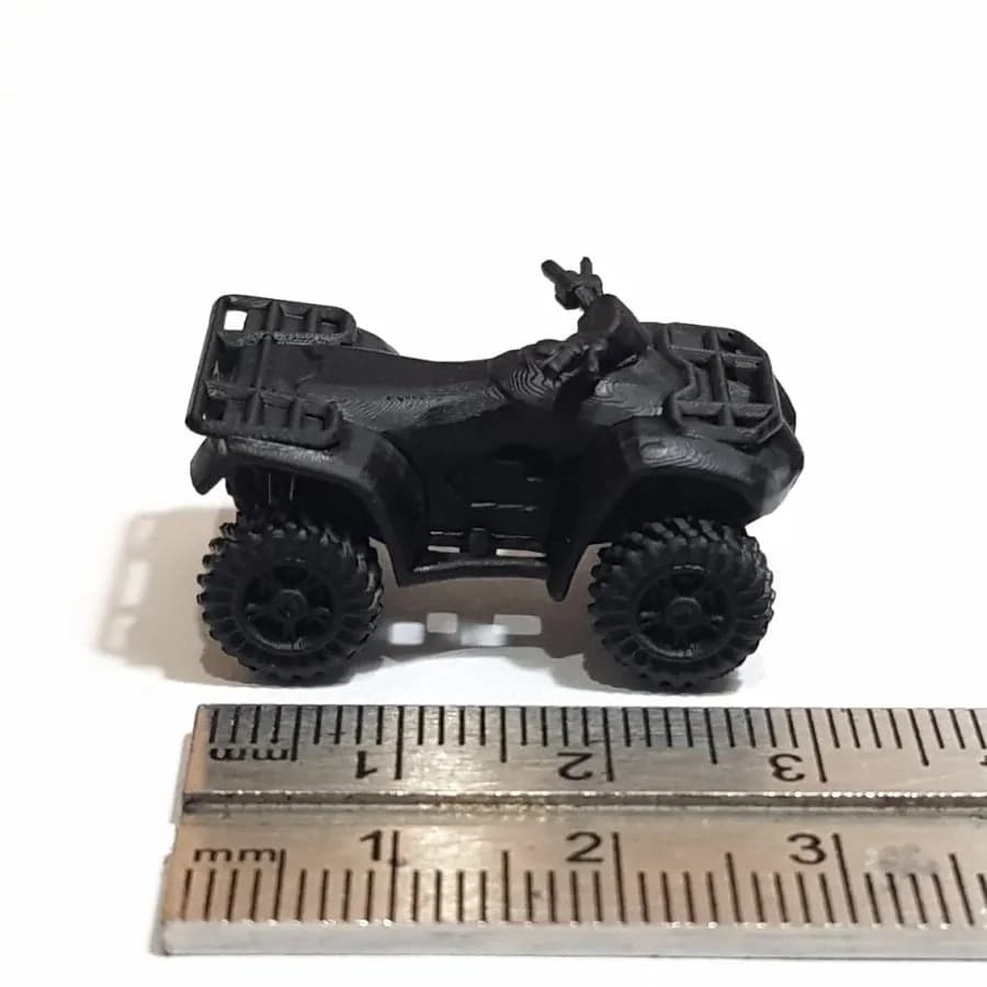 Miniature toy Motor ATV skala 1-64 diorama diecast thumbnail 4