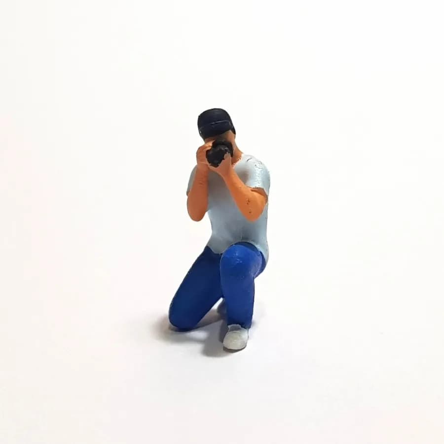 Miniature toy Figure Uus kamera skala 1/64 diorama miniature diecast thumbnail 6