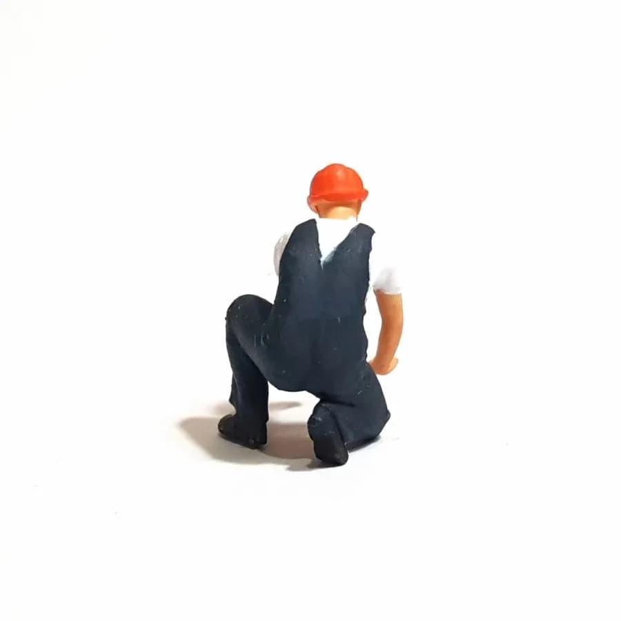 Miniature toy Figure Prayitno construction skala 1-64 diorama diecast thumbnail 6