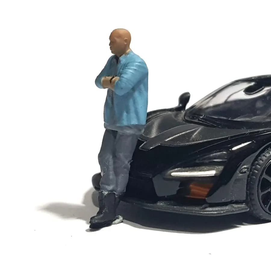 Figure Roman Pearce fast n furious fnf skala 1/64 diorama miniature thumbnail 3