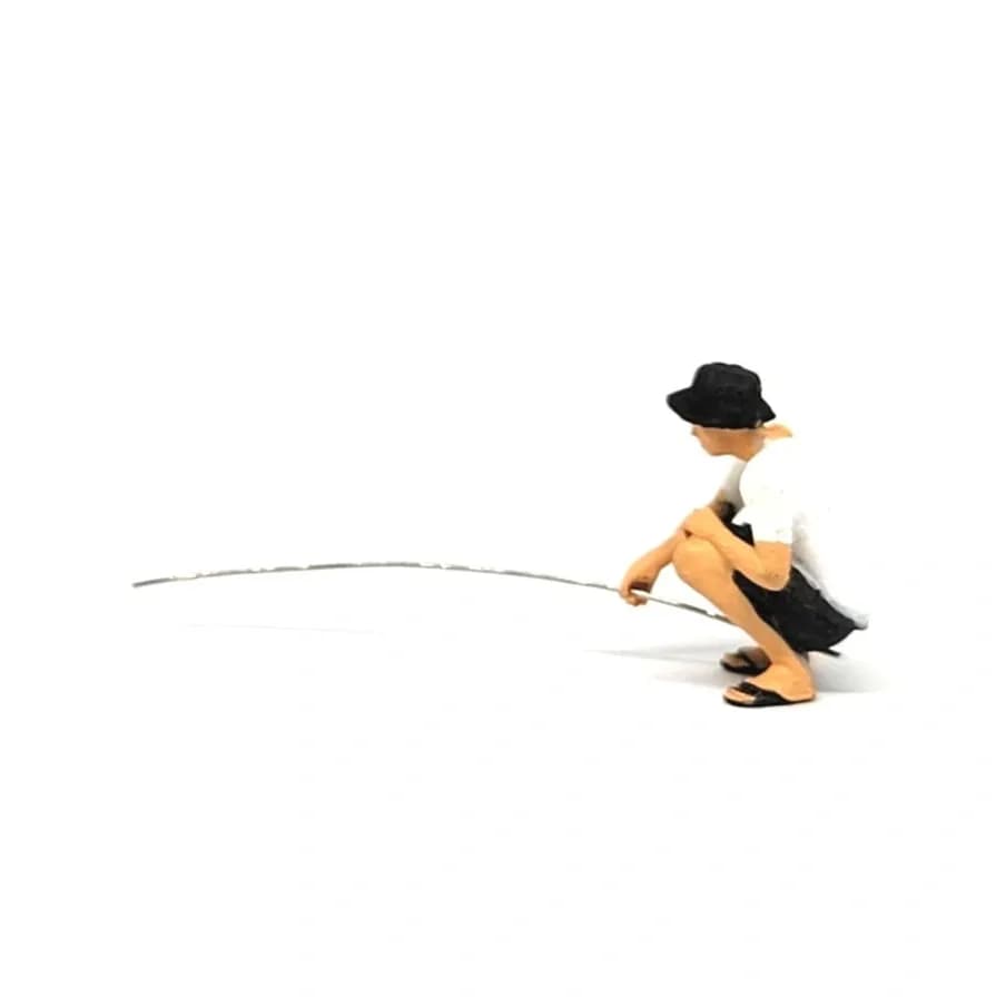 Miniatur toys Figure Sugeng mancing skala 1-64 diorama thumbnail 4