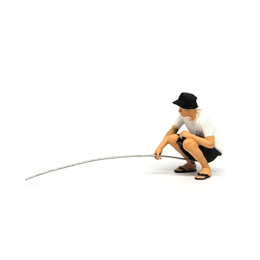 Miniatur toys Figure Sugeng mancing skala 1-64 diorama thumbnail 2