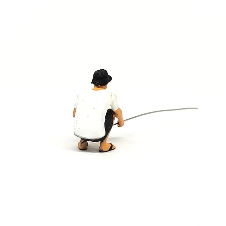 Miniatur toys Figure Sugeng mancing skala 1-64 diorama thumbnail 6