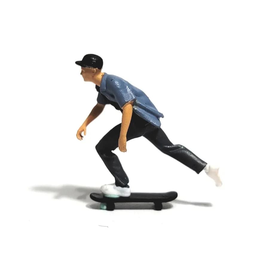 Miniature toy Figure Chad Skateboard skala 1/64 diorama diecast thumbnail 5