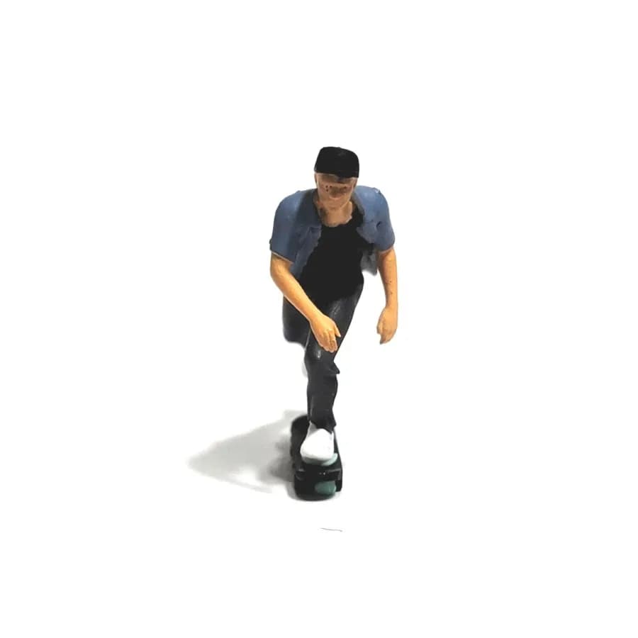 Miniature toy Figure Chad Skateboard skala 1/64 diorama diecast thumbnail 2