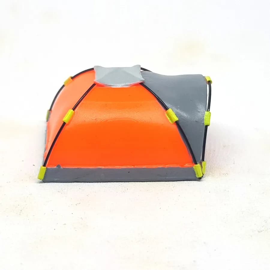 Miniature Toys Tenda dome camping custom skala 1/64 diorama thumbnail 2