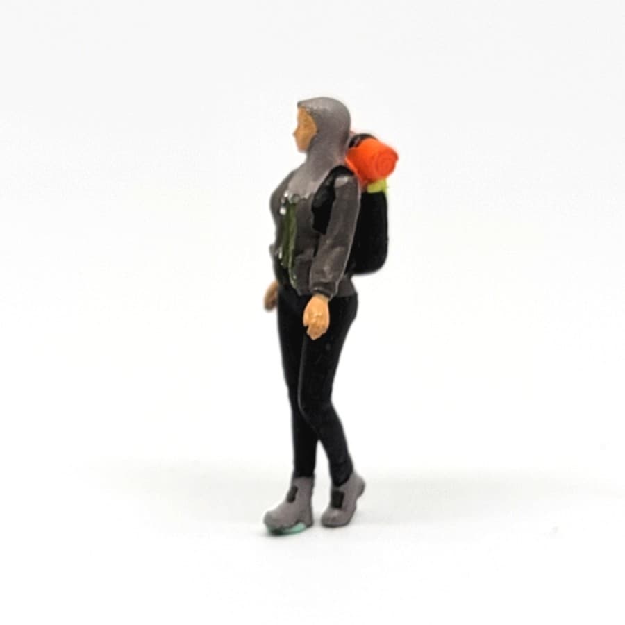 Figure Wulan camping hijab skala 1-64 diorama miniature thumbnail 2