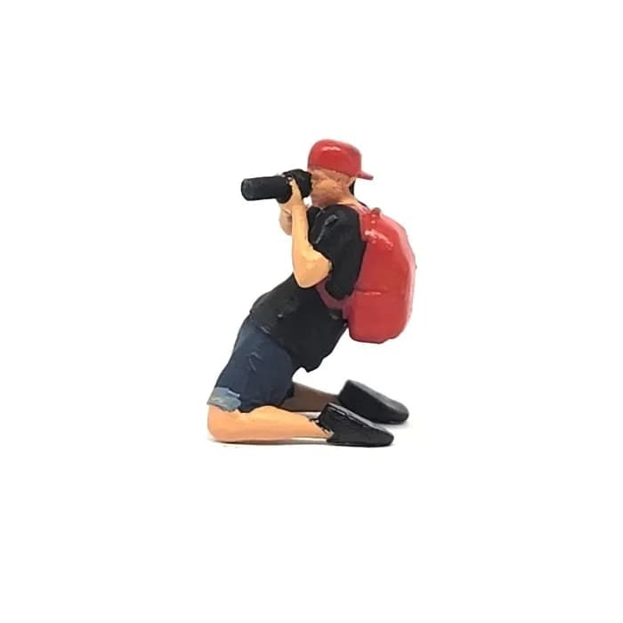 Miniature toys Figure Wowo kamera backpack tele skala 1/64 diorama thumbnail 6