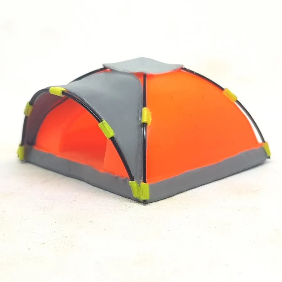Miniature Toys Tenda dome camping custom skala 1/64 diorama thumbnail 3