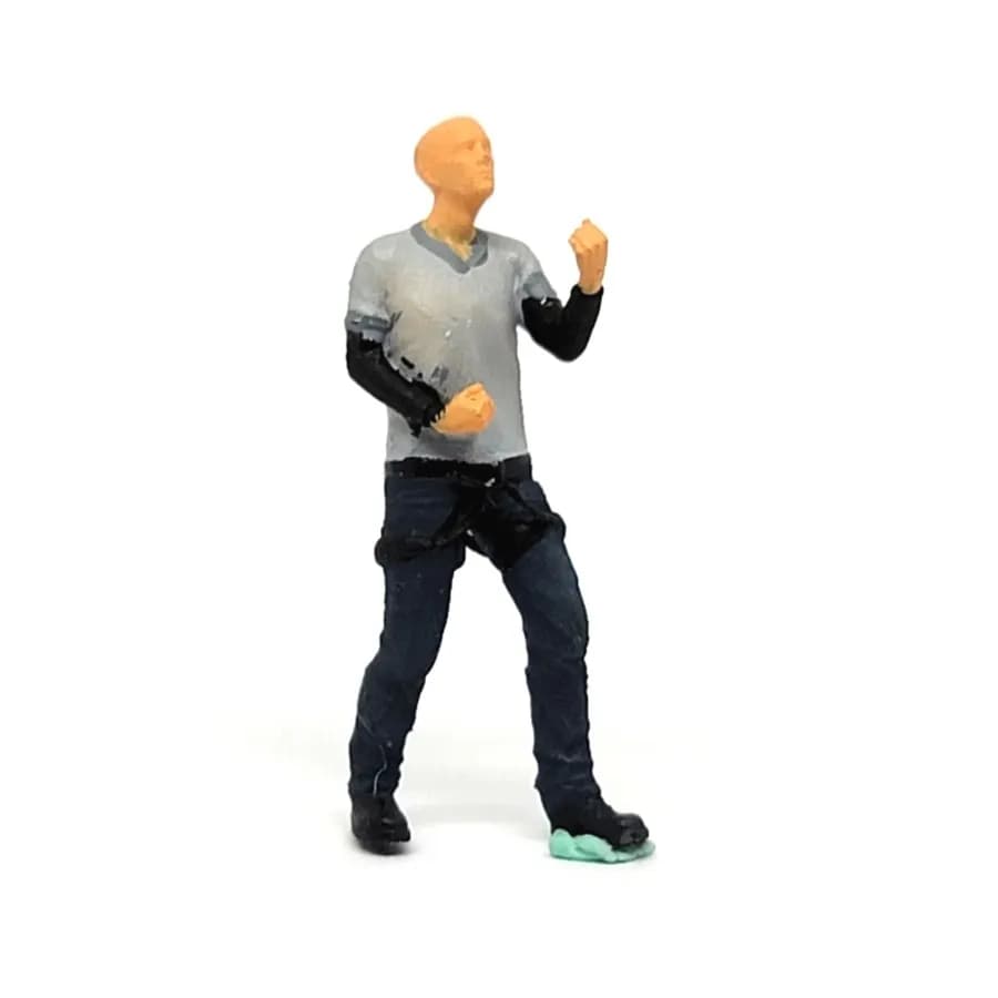 Figure billet pendaki climbing adventure skala 1/64 miniatur thumbnail 4