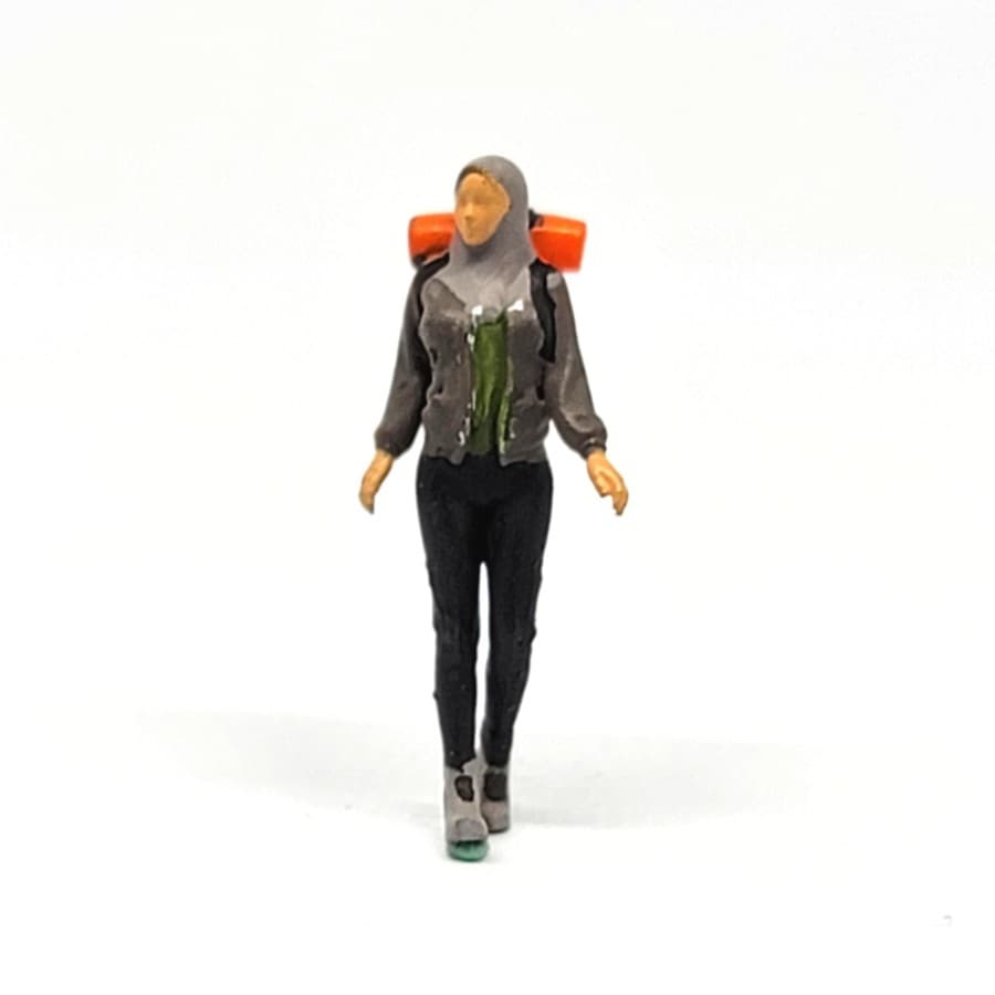 Figure Wulan camping hijab skala 1-64 diorama miniature thumbnail 4