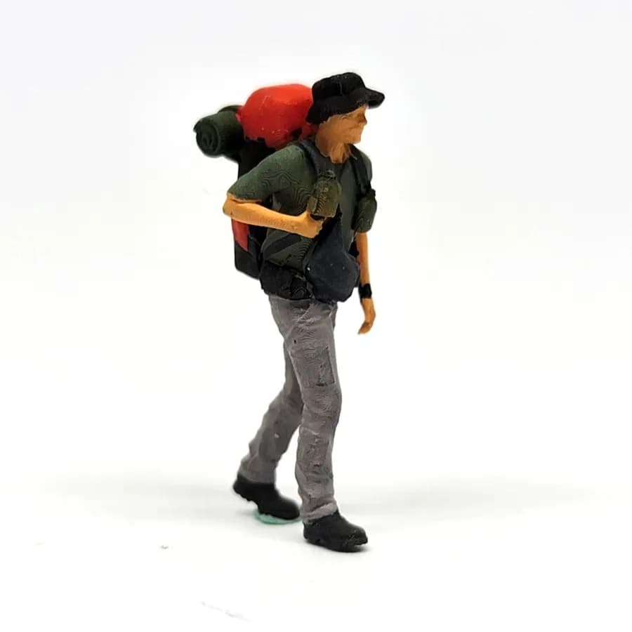 Figure Fira pendaki climbing adventure skala 1/64 miniature thumbnail 4