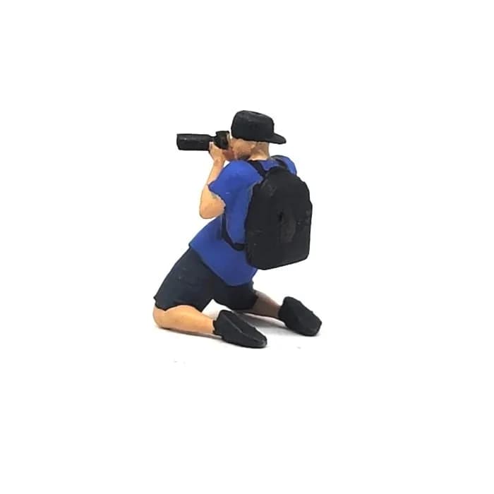 Miniature toys Figure Wowo kamera backpack tele skala 1/64 diorama thumbnail 5