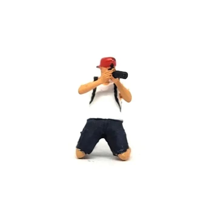 Miniature toys Figure Wowo kamera backpack tele skala 1/64 diorama thumbnail 4