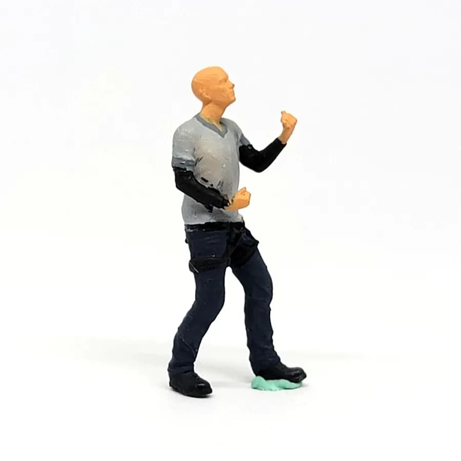 Figure billet pendaki climbing adventure skala 1/64 miniatur thumbnail 2