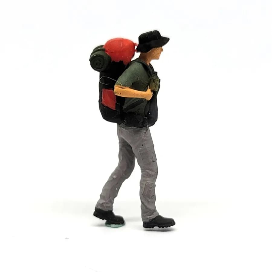 Figure Fira pendaki climbing adventure skala 1/64 miniature thumbnail 2