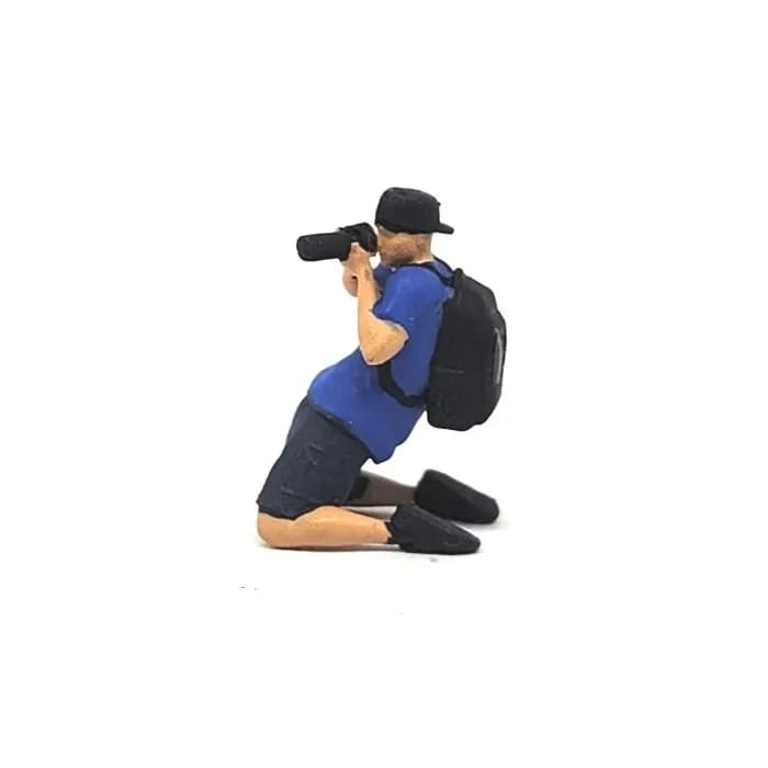 Miniature toys Figure Wowo kamera backpack tele skala 1/64 diorama thumbnail 3