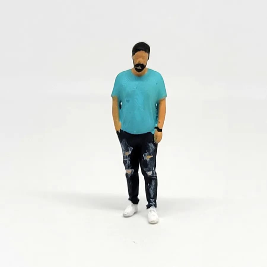 Figure Bambang brewok skala 1/64 diorama miniature thumbnail 4