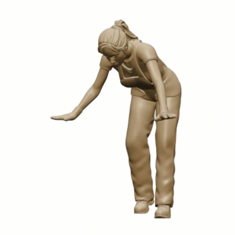 Miniature Toys Figure Santi lady mechanic skala 1-64 diorama thumbnail 6